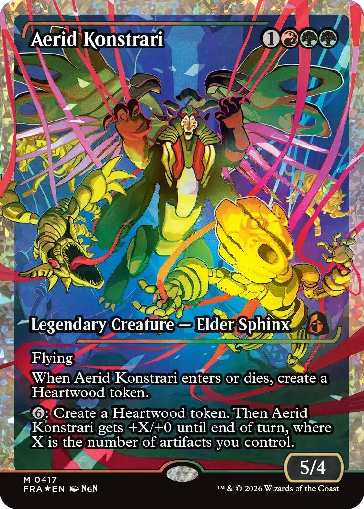 Image for Aerid Konstrari (Showcase) (Fracture Foil) (0417) (417) (Reality Fracture) (Foil) (FRA) - Magic: The Gathering