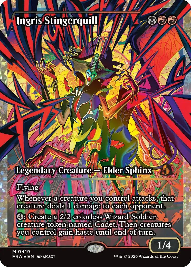 Image for Ingris Stingerquill (Showcase) (Fracture Foil) (0419) (419) (Reality Fracture) (Foil) (FRA) - Magic: The Gathering