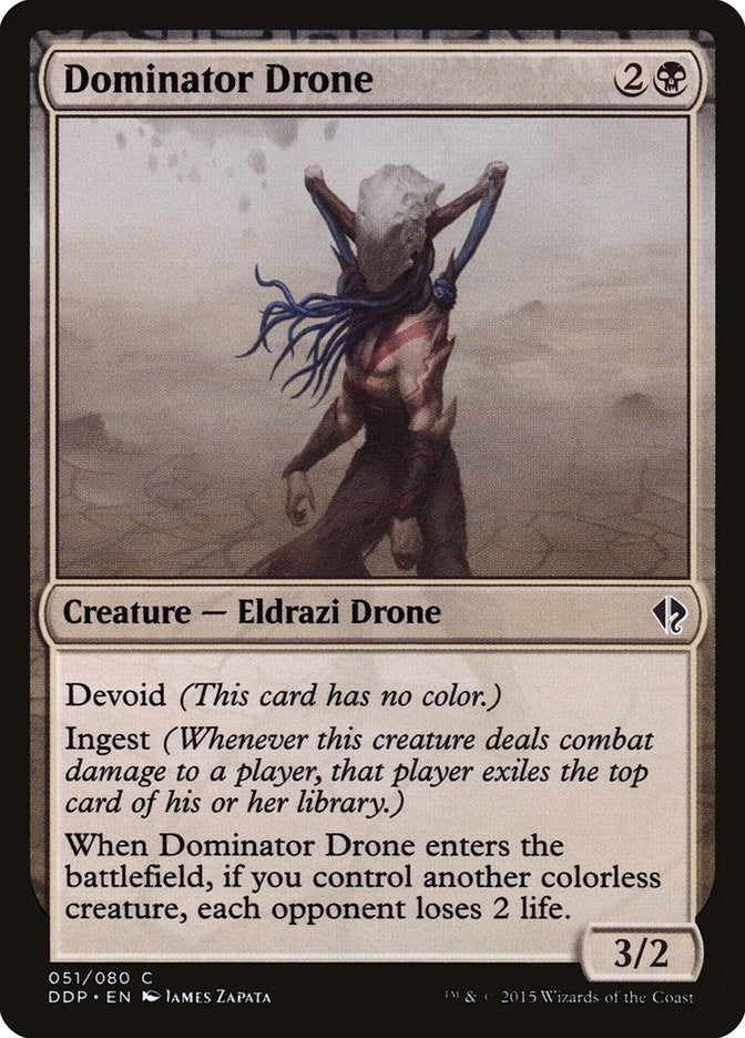 Image for Dominator Drone (51) (Duel Decks: Zendikar vs. Eldrazi) - Magic: The Gathering
