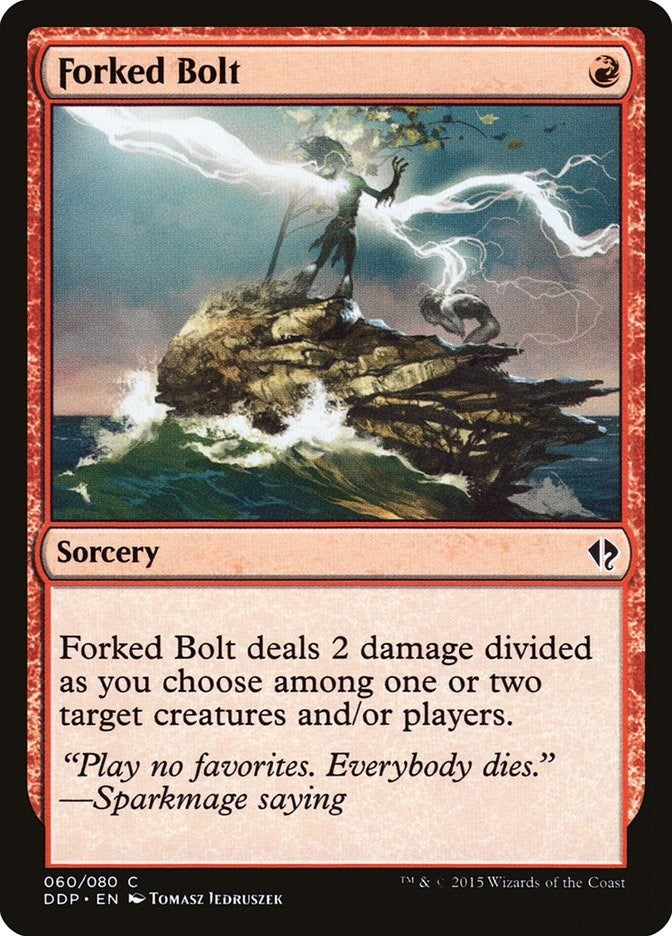 Image for Forked Bolt (60) (Duel Decks: Zendikar vs. Eldrazi) - Magic: The Gathering