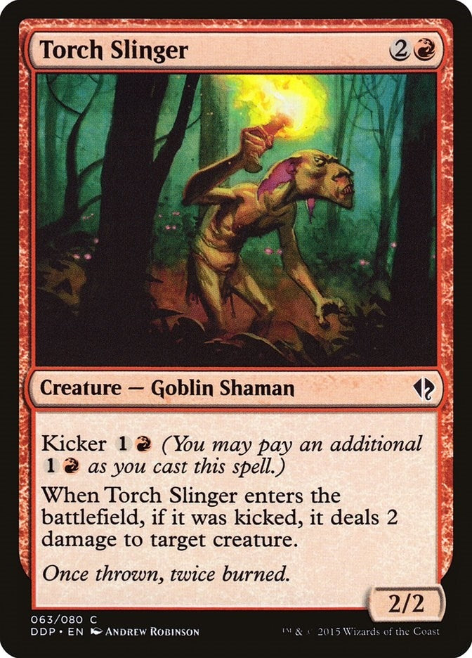 Image for Torch Slinger (63) (Duel Decks: Zendikar vs. Eldrazi) - Magic: The Gathering