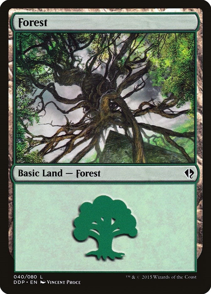 Image for Forest (040) (40) (Duel Decks: Zendikar vs. Eldrazi) - Magic: The Gathering