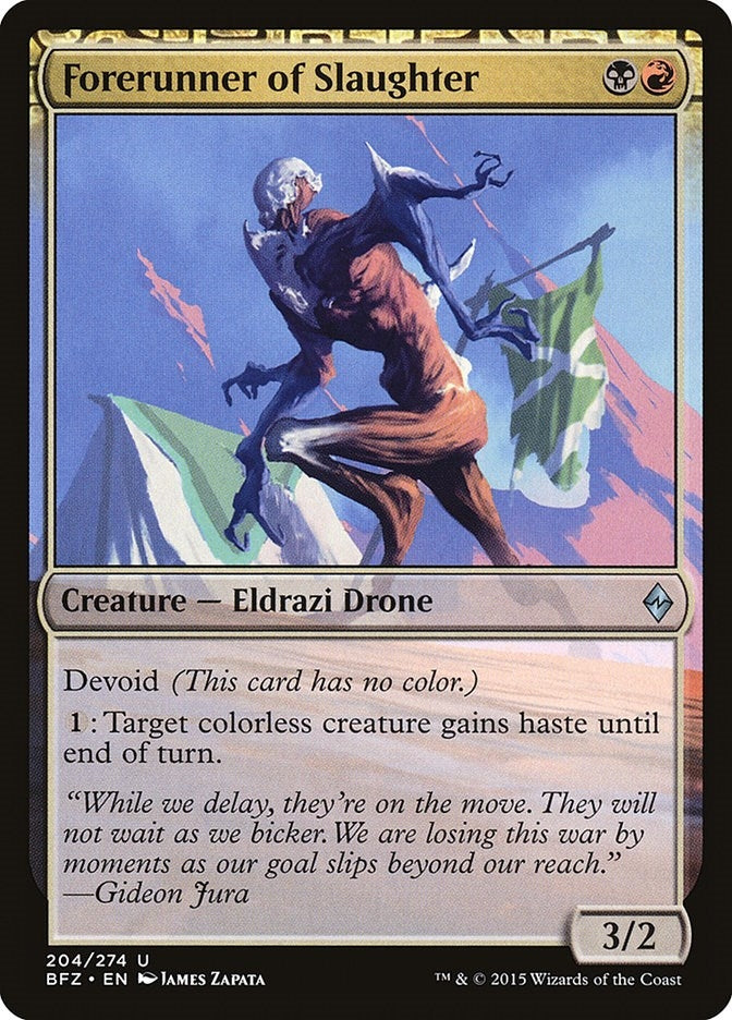 Forerunner of Slaughter (204) (Battle for Zendikar)