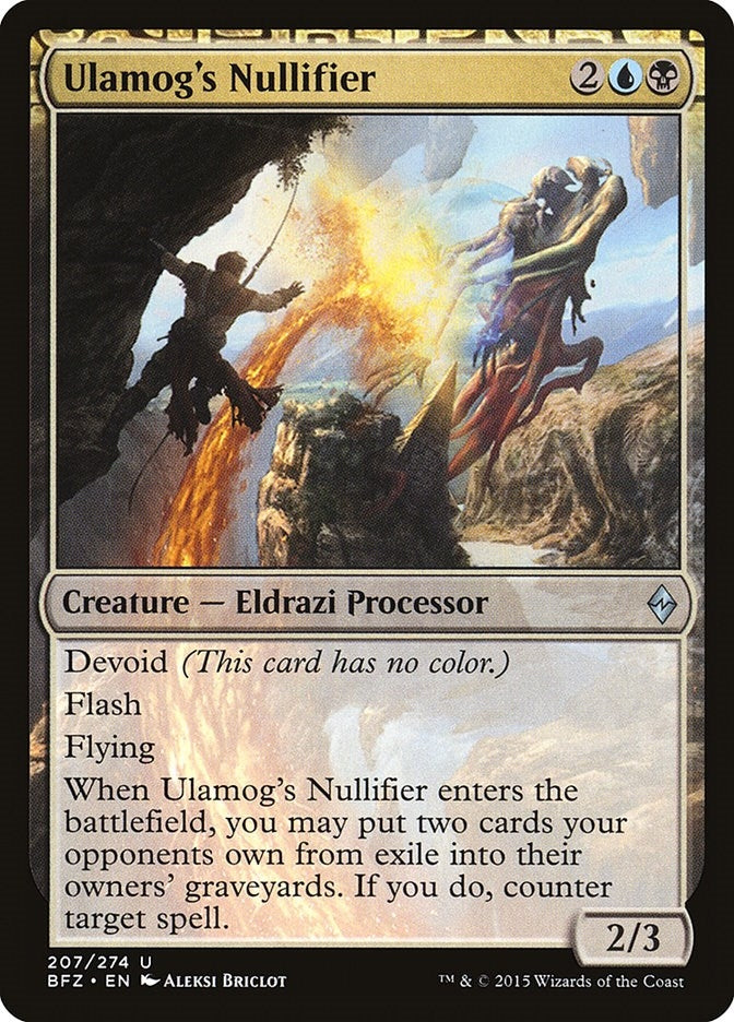 Ulamog's Nullifier (207) (Battle for Zendikar)