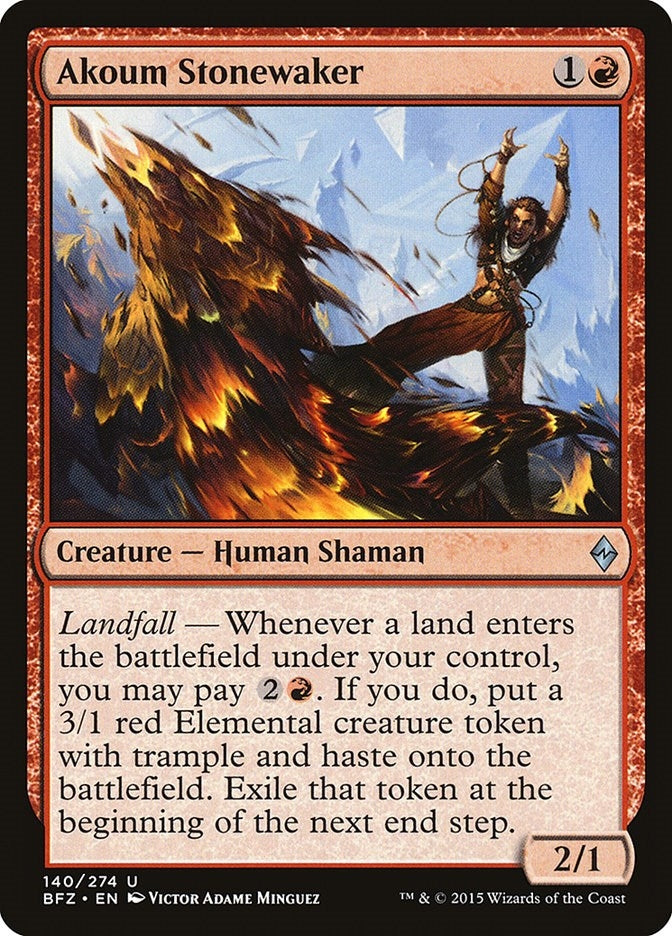 Akoum Stonewaker (140) (Battle for Zendikar)
