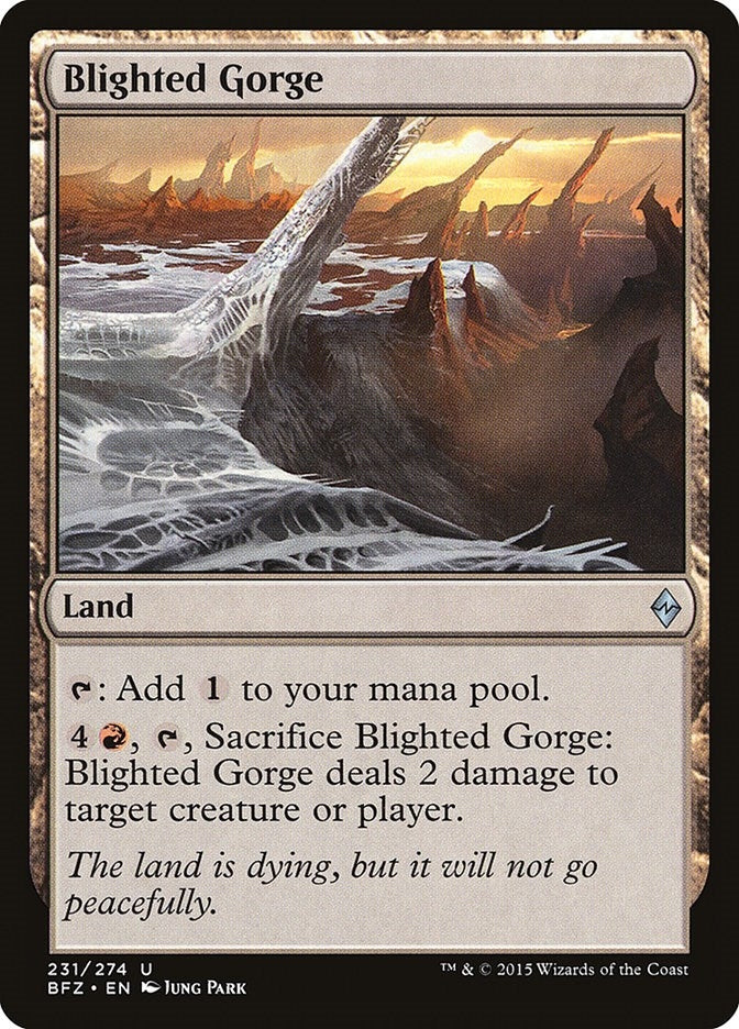 Blighted Gorge (231) (Battle for Zendikar)