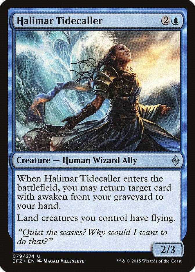 Halimar Tidecaller (79) (Battle for Zendikar)