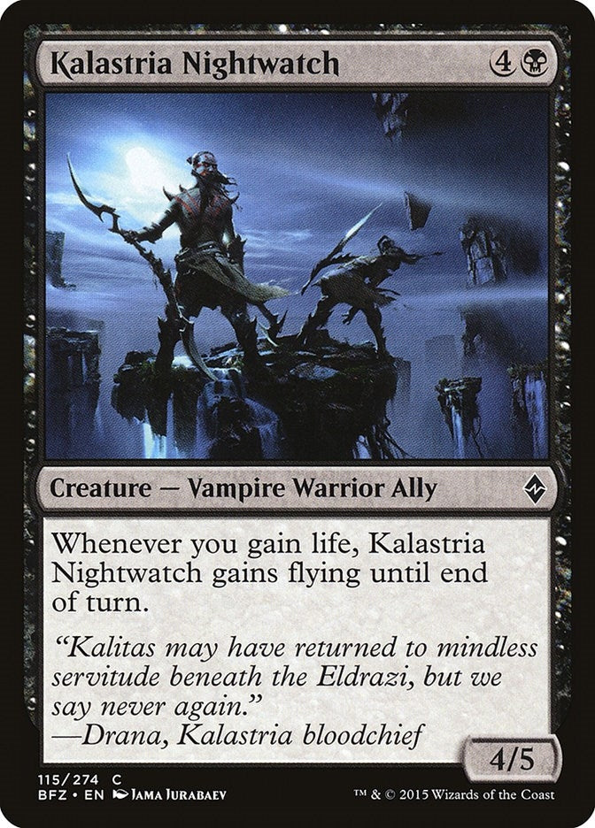 Kalastria Nightwatch (115) (Battle for Zendikar)