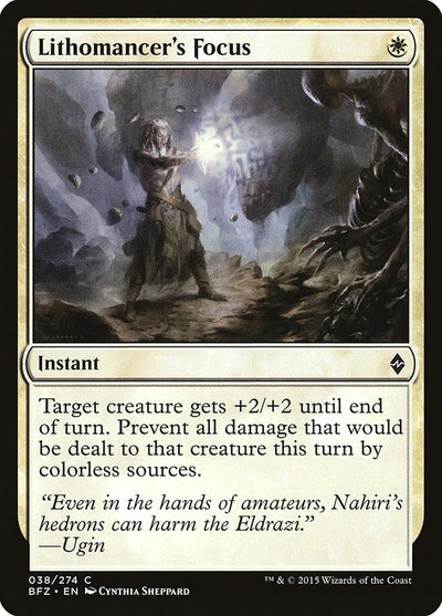 Lithomancer's Focus (38) (Battle for Zendikar)