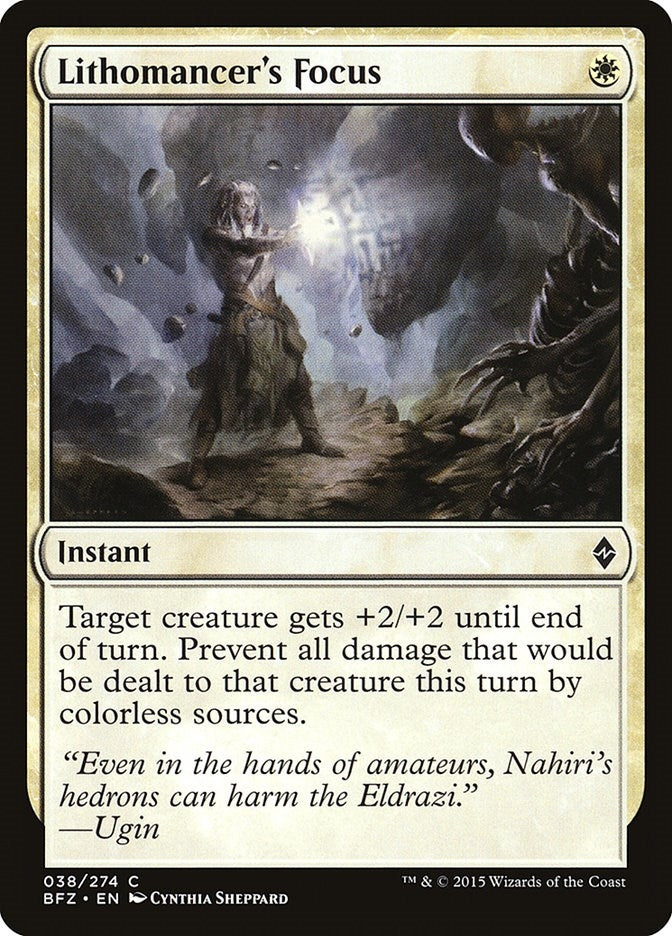 Lithomancer's Focus (38) (Battle for Zendikar)