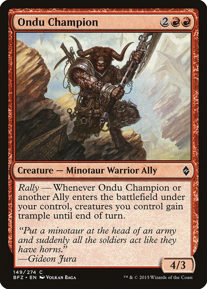Ondu Champion (149) (Battle for Zendikar)