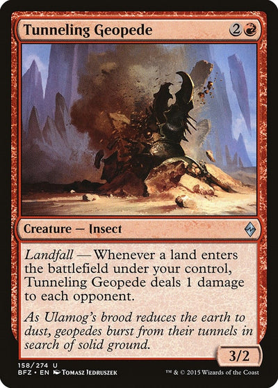 Tunneling Geopede (158) (Battle for Zendikar)
