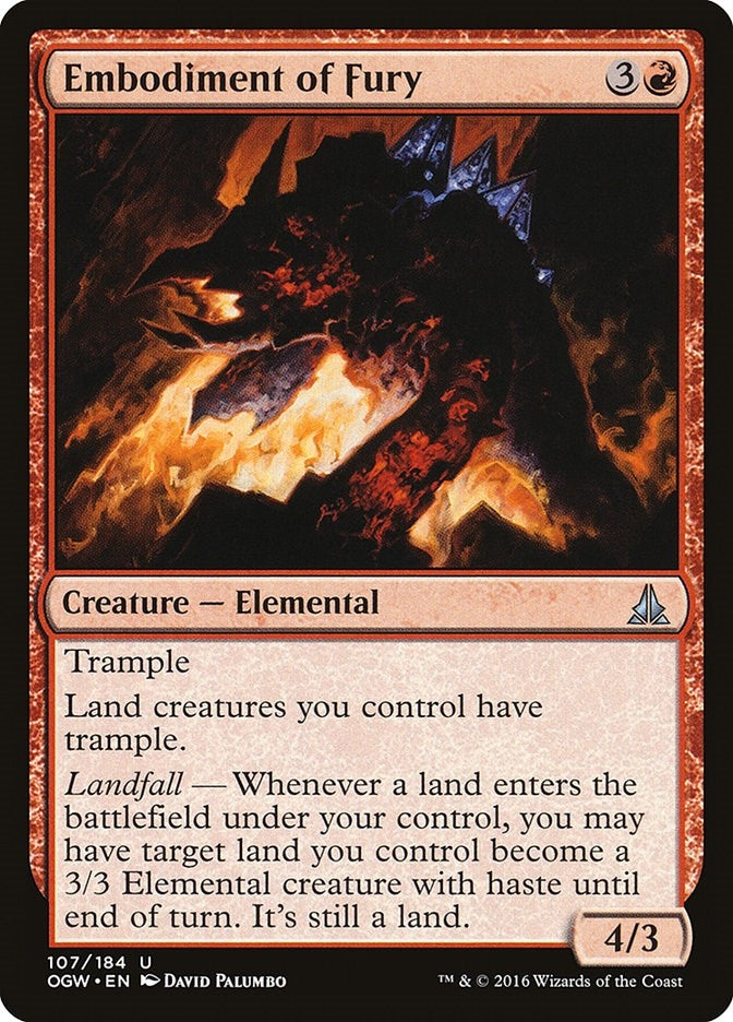 Embodiment of Fury (107) (Oath of the Gatewatch)
