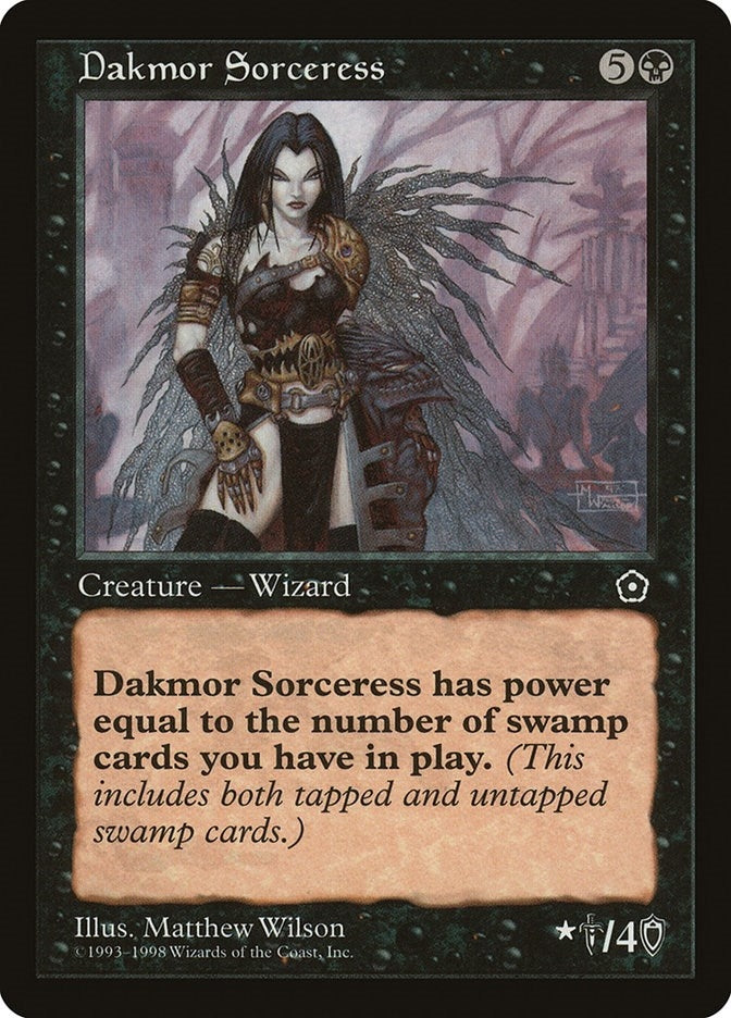 Image for Dakmor Sorceress (P02) - Magic: The Gathering