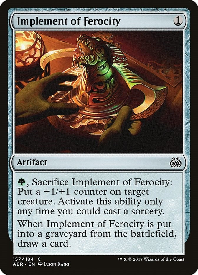 Image for Implement of Ferocity (157) (Aether Revolt) - Magic: The Gathering