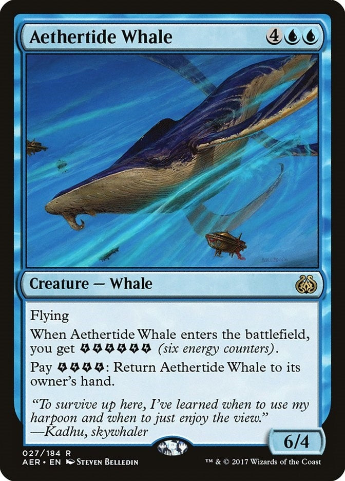 Image for Aethertide Whale (27) (Aether Revolt) - Magic: The Gathering