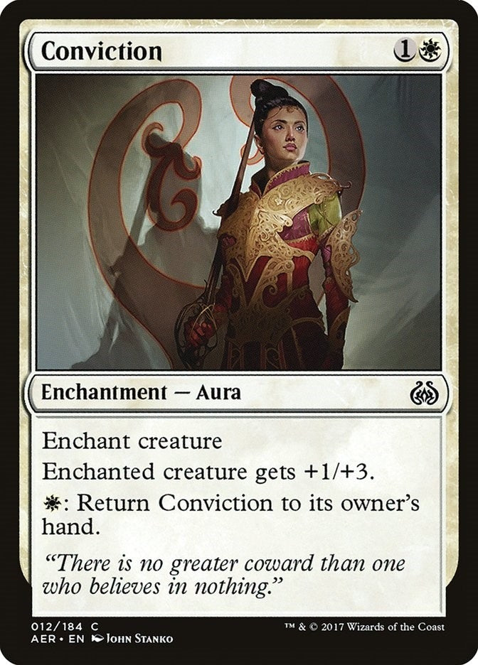 Image for Conviction (12) (Aether Revolt) - Magic: The Gathering