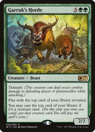 Garruk's Horde (24) (Welcome Deck 2017)