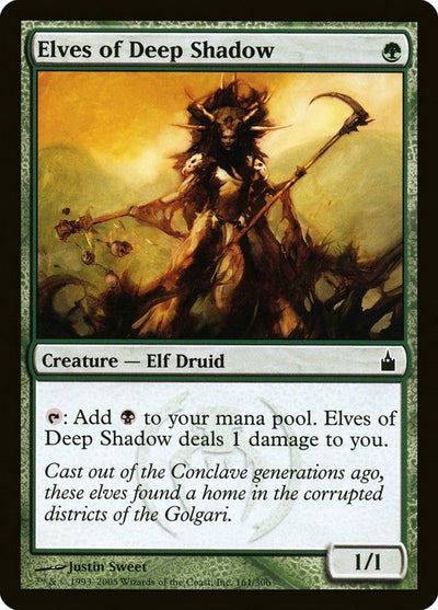 Elves of Deep Shadow (161) (Ravnica: City of Guilds)