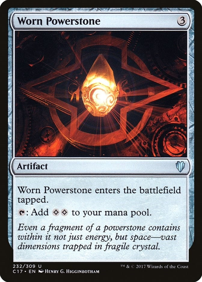 Worn Powerstone (232) (Commander 2017)