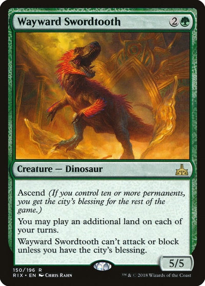Wayward Swordtooth (150) (Rivals of Ixalan)