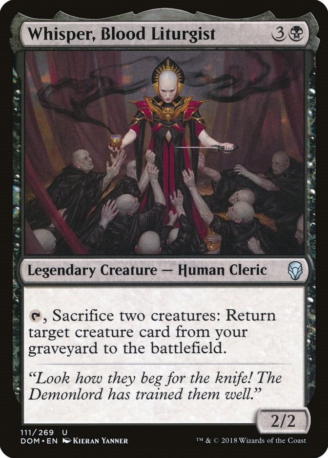 Whisper, Blood Liturgist (111) (Dominaria)