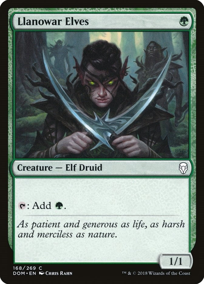 Llanowar Elves (168) (Dominaria)