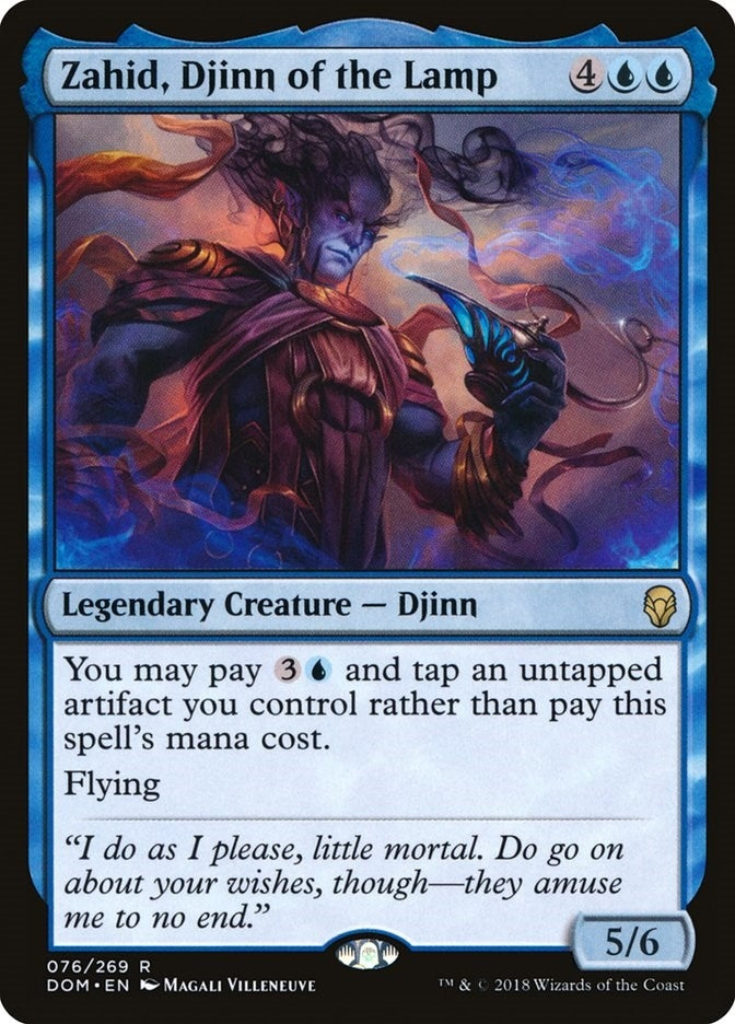 Zahid, Djinn of the Lamp (76) (Dominaria)
