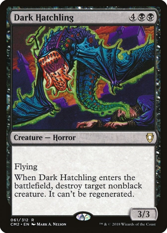 Image for Dark Hatchling (61) (Commander Anthology Volume II) - Magic: The Gathering