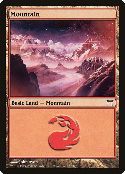 Mountain (301) (301) (Champions of Kamigawa)