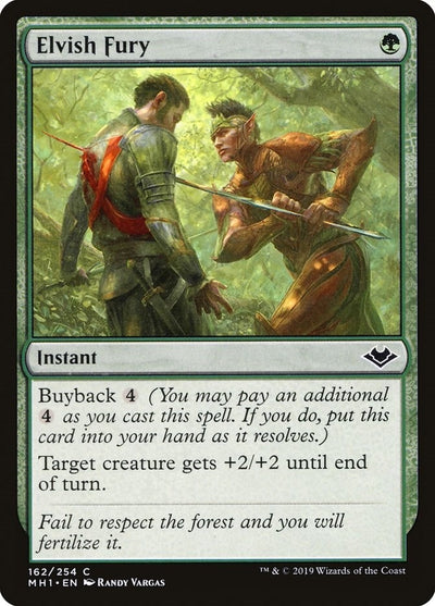 Elvish Fury (162) (Modern Horizons)
