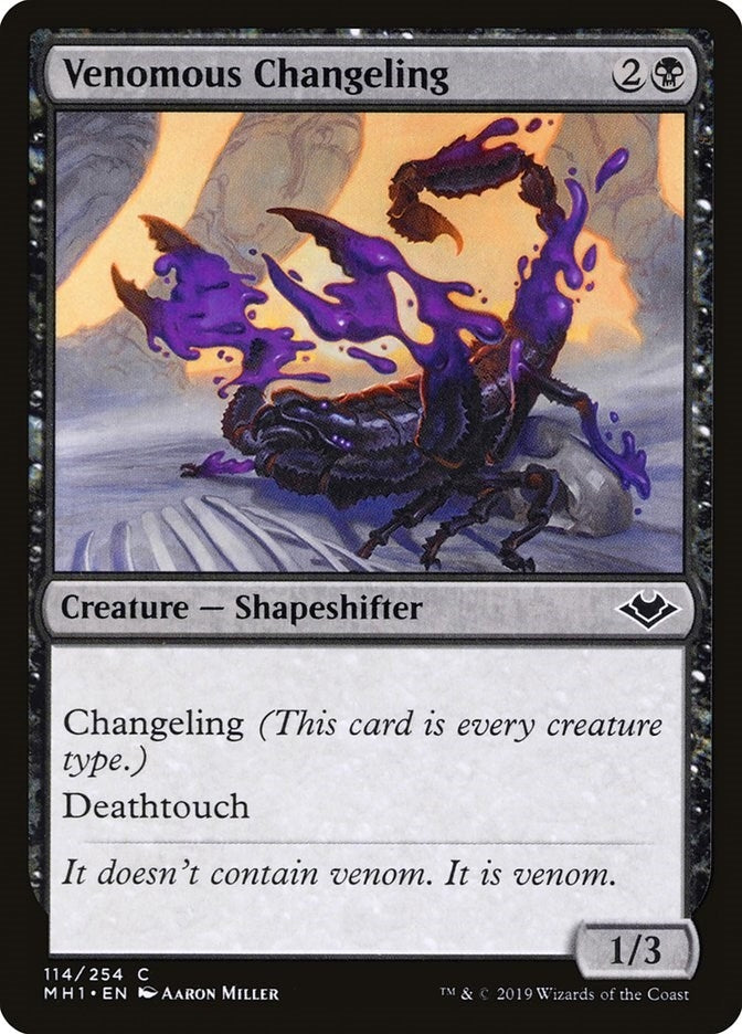 Venomous Changeling (114) (Modern Horizons)