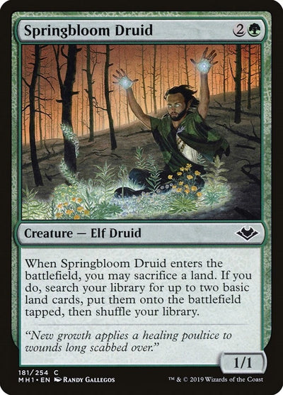 Springbloom Druid (181) (Modern Horizons)