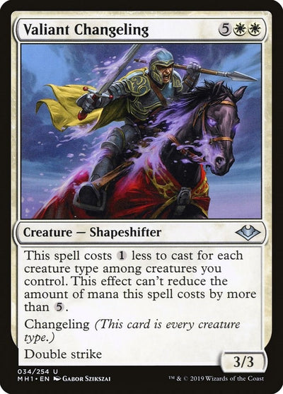 Valiant Changeling (34) (Modern Horizons)