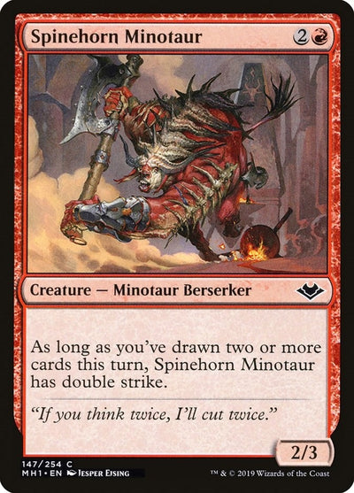 Spinehorn Minotaur (147) (Modern Horizons)