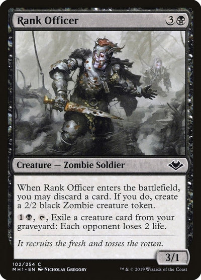 Rank Officer (102) (Modern Horizons) (Foil)