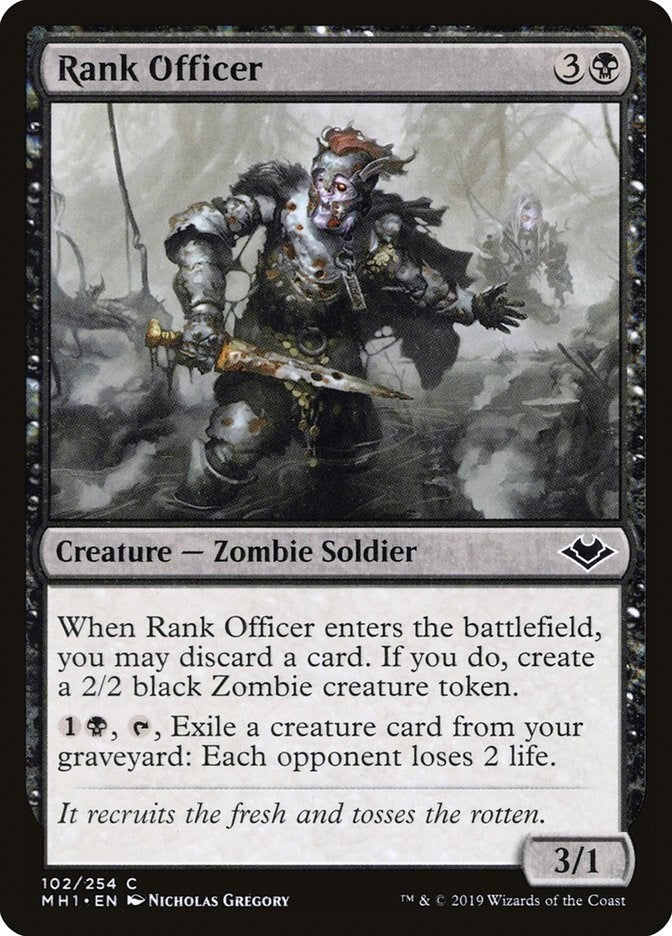 Rank Officer (102) (Modern Horizons) (Foil)