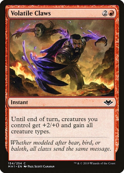 Volatile Claws (154) (Modern Horizons)