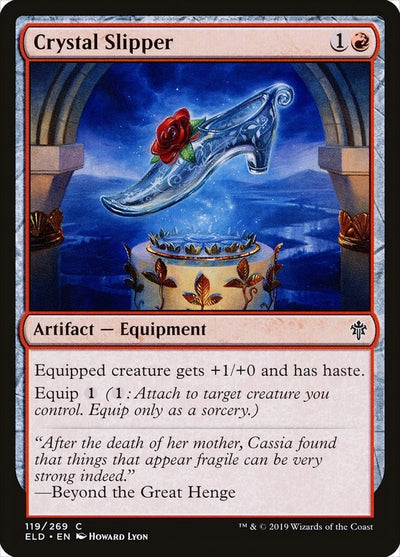 Crystal Slipper (119) (Throne of Eldraine) (Foil)