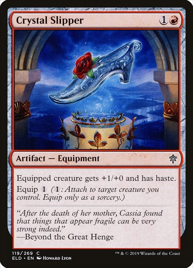 Crystal Slipper (119) (Throne of Eldraine) (Foil)