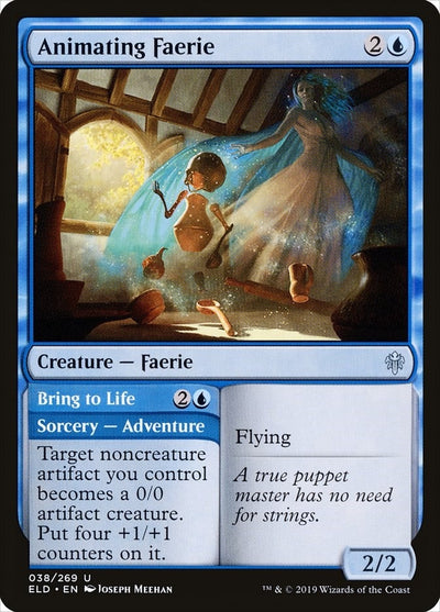 Animating Faerie (38) (Throne of Eldraine) (Foil)