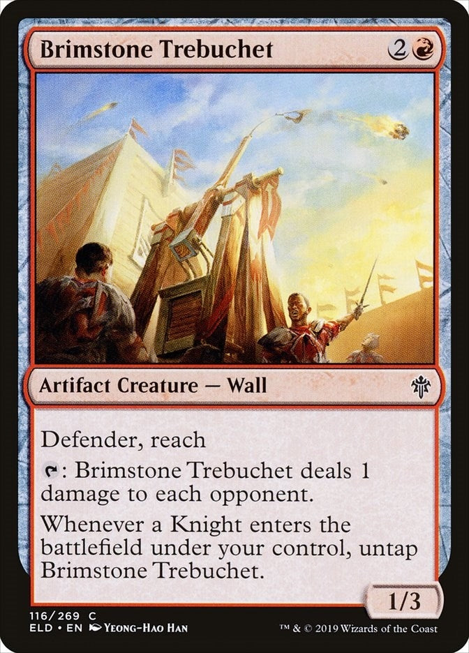 Brimstone Trebuchet (116) (Throne of Eldraine) (Foil)