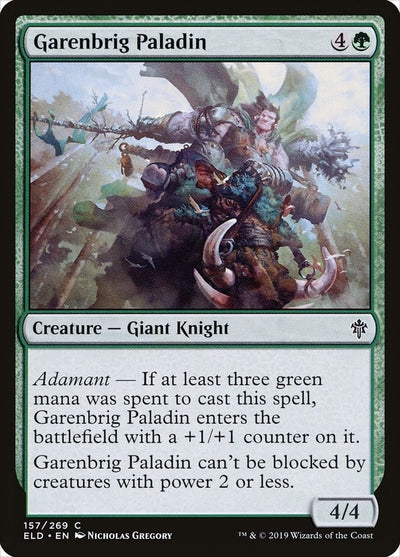 Garenbrig Paladin (157) (Throne of Eldraine) (Foil)