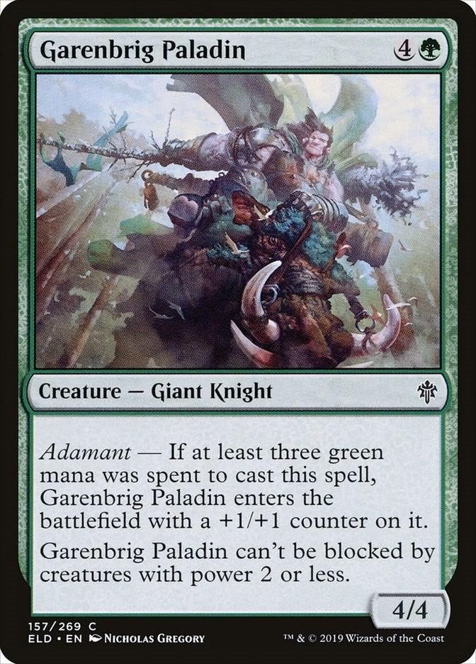 Garenbrig Paladin (157) (Throne of Eldraine) (Foil)