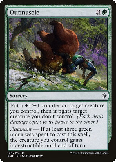 Outmuscle (170) (Throne of Eldraine) (Foil)