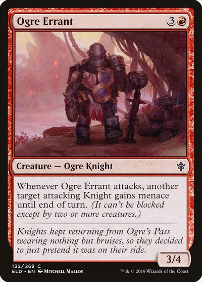 Ogre Errant (132) (Throne of Eldraine) (Foil)