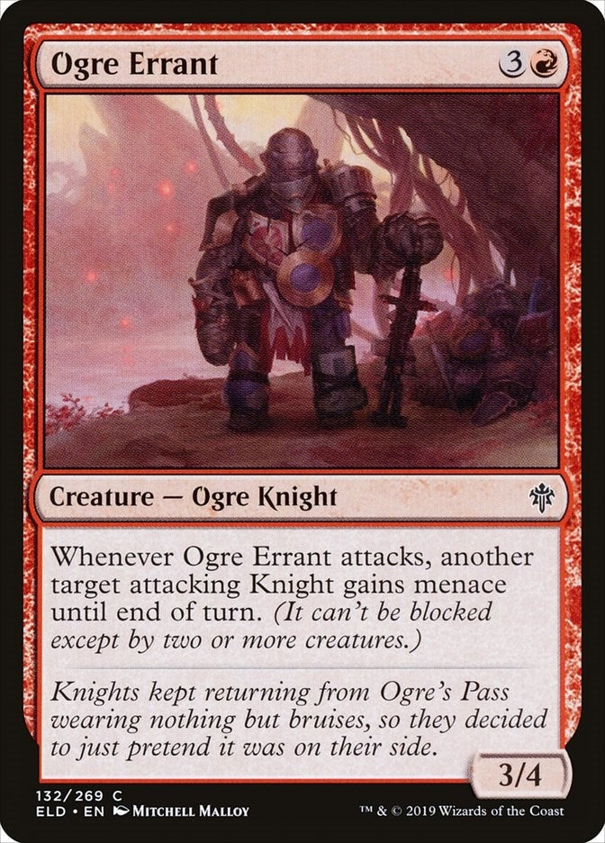 Ogre Errant (132) (Throne of Eldraine) (Foil)