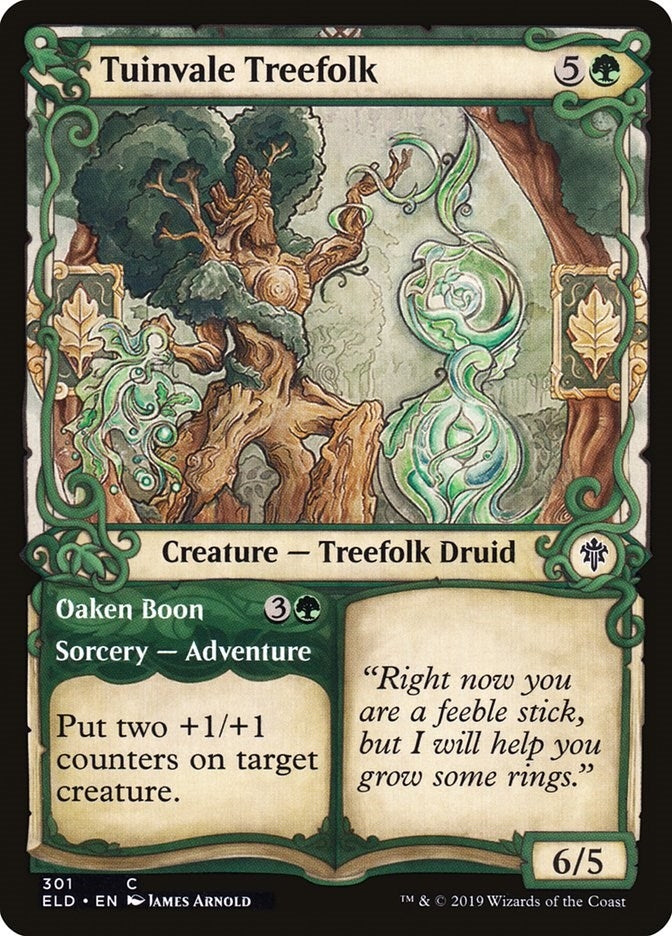 Tuinvale Treefolk (Showcase) (301) (Throne of Eldraine)