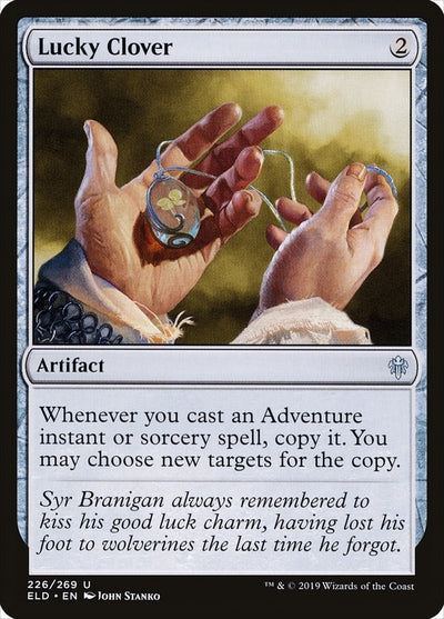 Lucky Clover (226) (Throne of Eldraine) (Foil)