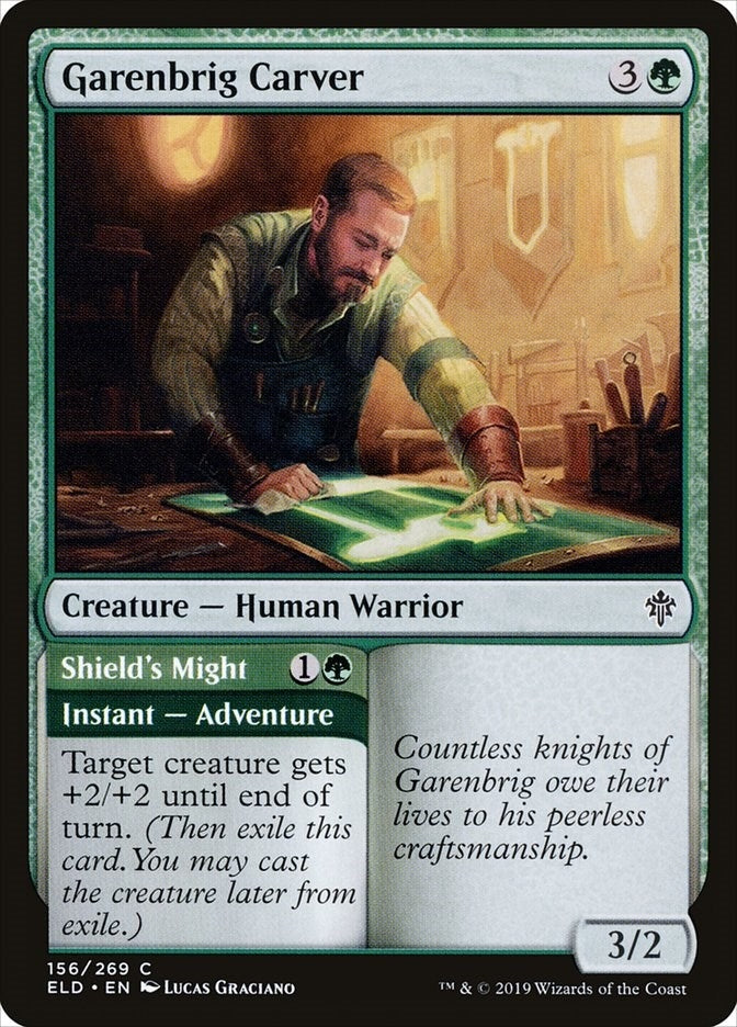 Garenbrig Carver (156) (Throne of Eldraine) (Foil)